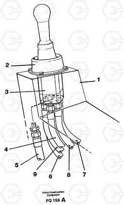 42618 Joy stick, Lh incl. hoses and fittings EC130 ?KERMAN ?KERMAN EC130 SER NO - 103, Volvo Construction Equipment