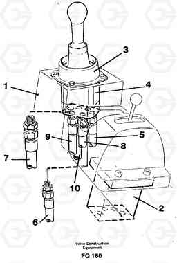 42619 Joy stick Rh  incl. hoses and fittings EC130 ?KERMAN ?KERMAN EC130 SER NO - 103, Volvo Construction Equipment