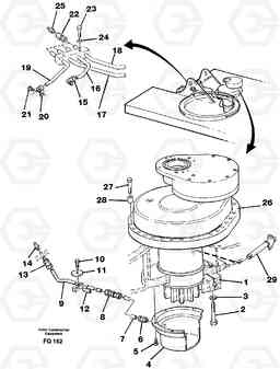 43278 Superstructure with slew transmission EC130 ?KERMAN ?KERMAN EC130 SER NO - 103, Volvo Construction Equipment