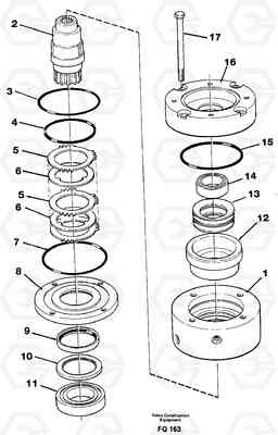 18339 Slewing brake EC130 ?KERMAN ?KERMAN EC130 SER NO - 103, Volvo Construction Equipment