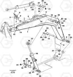 43281 Boom incl mounting parts EC130 ?KERMAN ?KERMAN EC130 SER NO - 103, Volvo Construction Equipment