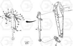 22660 Hydraulic equipment, dipper arm, 1.90m/2.40m EC130 ?KERMAN ?KERMAN EC130 SER NO - 103, Volvo Construction Equipment