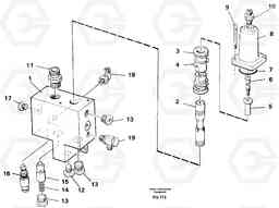 42616 Hose rupture valve, boom cylinder EC130 ?KERMAN ?KERMAN EC130 SER NO - 103, Volvo Construction Equipment