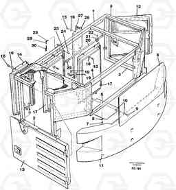 42415 Frame rear EC130 ?KERMAN ?KERMAN EC130 SER NO - 103, Volvo Construction Equipment