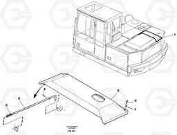 24997 Engine hatch, Rh EC130 ?KERMAN ?KERMAN EC130 SER NO - 103, Volvo Construction Equipment