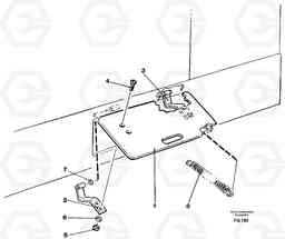 24998 Battery disconnector hatch EC130 ?KERMAN ?KERMAN EC130 SER NO - 103, Volvo Construction Equipment