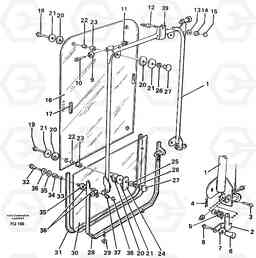 10764 Front window EC130 ?KERMAN ?KERMAN EC130 SER NO - 103, Volvo Construction Equipment