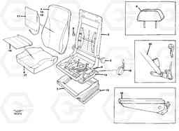 10768 Driver's seats Be-ge EC130 ?KERMAN ?KERMAN EC130 SER NO - 103, Volvo Construction Equipment