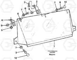 42430 Sun visor, Outer EC130 ?KERMAN ?KERMAN EC130 SER NO - 103, Volvo Construction Equipment