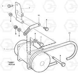 38228 Compressor with fitting parts Cooling agent R134 A EC130 ?KERMAN ?KERMAN EC130 SER NO - 103, Volvo Construction Equipment