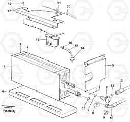 5639 Evaporator with fitting parts Cooling agent R134 A EC130 ?KERMAN ?KERMAN EC130 SER NO - 103, Volvo Construction Equipment