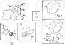 15639 Headlamp, front EC130 ?KERMAN ?KERMAN EC130 SER NO - 103, Volvo Construction Equipment