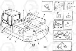 49869 Cable harness, upper section EC130 ?KERMAN ?KERMAN EC130 SER NO - 103, Volvo Construction Equipment