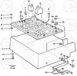 46609 Electrical distribution box EC130 ?KERMAN ?KERMAN EC130 SER NO - 103, Volvo Construction Equipment