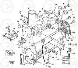 48839 Cylinder block EC130 ?KERMAN ?KERMAN EC130 SER NO - 103, Volvo Construction Equipment