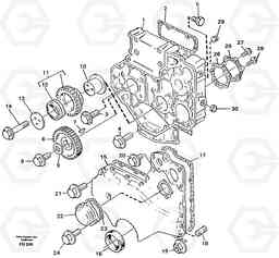 90380 Timing gear casing EC130 ?KERMAN ?KERMAN EC130 SER NO - 103, Volvo Construction Equipment