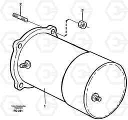 15637 Starter motor, mounting EC130 ?KERMAN ?KERMAN EC130 SER NO - 103, Volvo Construction Equipment