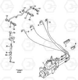 46809 Fuel lines, injectors EC130 ?KERMAN ?KERMAN EC130 SER NO - 103, Volvo Construction Equipment