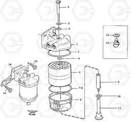 44053 Fuel filter EC130 ?KERMAN ?KERMAN EC130 SER NO - 103, Volvo Construction Equipment