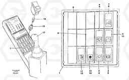 62146 Toggle switch panel EC130 ?KERMAN ?KERMAN EC130 SER NO - 103, Volvo Construction Equipment