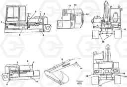 22653 Sign plates and transfer,outer location EC130 ?KERMAN ?KERMAN EC130 SER NO - 103, Volvo Construction Equipment