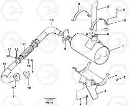 44054 Exhaust system EC130 ?KERMAN ?KERMAN EC130 SER NO - 103, Volvo Construction Equipment