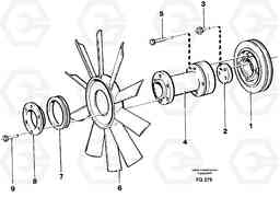 29104 Fan and installation components EC130 ?KERMAN ?KERMAN EC130 SER NO - 103, Volvo Construction Equipment