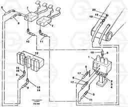 43260 Slope bucket/rotator equipment for mono-boom in base machine EC130 ?KERMAN ?KERMAN EC130 SER NO - 103, Volvo Construction Equipment