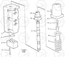 100665 Four-way valve, hammer equipment EC130 ?KERMAN ?KERMAN EC130 SER NO - 103, Volvo Construction Equipment