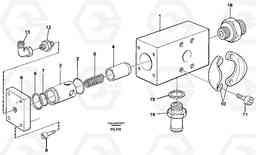 43256 Valve, circuit body and return valve EC130 ?KERMAN ?KERMAN EC130 SER NO - 103, Volvo Construction Equipment