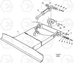 50226 Dozer blade incl. connections EC130 ?KERMAN ?KERMAN EC130 SER NO - 103, Volvo Construction Equipment