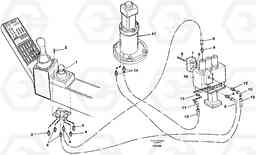 43276 Hydraulic system, dozer blade on superstructure EC130 ?KERMAN ?KERMAN EC130 SER NO - 103, Volvo Construction Equipment