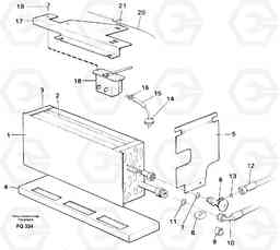 5638 Evaporator with fitting parts Cooling agent R12 EC130 ?KERMAN ?KERMAN EC130 SER NO - 103, Volvo Construction Equipment