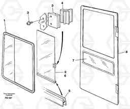 24999 Sliding window EC130 ?KERMAN ?KERMAN EC130 SER NO - 103, Volvo Construction Equipment