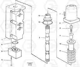 101045 Four-way valve, bucket EW130 ?KERMAN ?KERMAN EW130 SER NO - 447, Volvo Construction Equipment