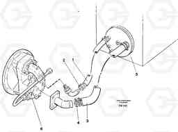 67862 Hydraulic system suction lines EW130 ?KERMAN ?KERMAN EW130 SER NO - 447, Volvo Construction Equipment