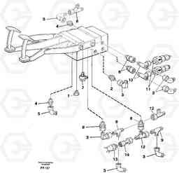 27312 Pedal valve with connections EW130 ?KERMAN ?KERMAN EW130 SER NO - 447, Volvo Construction Equipment