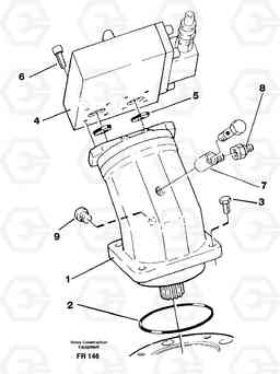 33646 Swing motor EW130 ?KERMAN ?KERMAN EW130 SER NO - 447, Volvo Construction Equipment