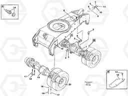 33652 Drive shaft, mounting EW130 ?KERMAN ?KERMAN EW130 SER NO - 447, Volvo Construction Equipment