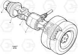 27142 Rear axle EW130 ?KERMAN ?KERMAN EW130 SER NO - 447, Volvo Construction Equipment