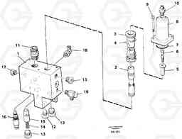27372 Hose rupture valve, boom cylinder EW130 ?KERMAN ?KERMAN EW130 SER NO - 447, Volvo Construction Equipment