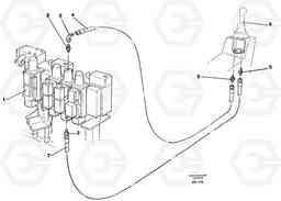 34721 Servo hydraulics, dipper arm EW130 ?KERMAN ?KERMAN EW130 SER NO - 447, Volvo Construction Equipment
