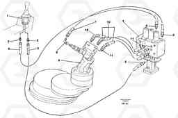 31329 Servo hydraulics, Slewing EW130 ?KERMAN ?KERMAN EW130 SER NO - 447, Volvo Construction Equipment