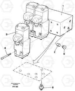 27561 Control block, outrigger/dozer EW130 ?KERMAN ?KERMAN EW130 SER NO - 447, Volvo Construction Equipment