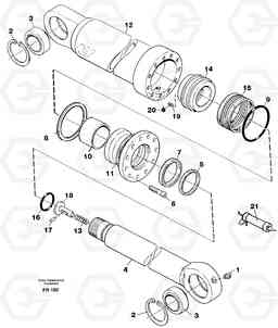 31114 Hydraulic cylinder EW130 ?KERMAN ?KERMAN EW130 SER NO - 447, Volvo Construction Equipment