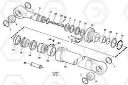 25997 Dipper arm cylinder EW130 ?KERMAN ?KERMAN EW130 SER NO - 447, Volvo Construction Equipment