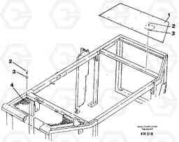 27153 Cover plates, rear EW130 ?KERMAN ?KERMAN EW130 SER NO - 447, Volvo Construction Equipment