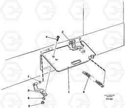 27156 Battery disconnector hatch EW130 ?KERMAN ?KERMAN EW130 SER NO - 447, Volvo Construction Equipment