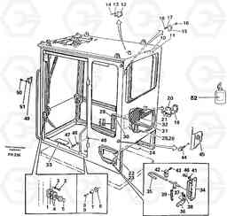61875 Interior components EW130 ?KERMAN ?KERMAN EW130 SER NO - 447, Volvo Construction Equipment