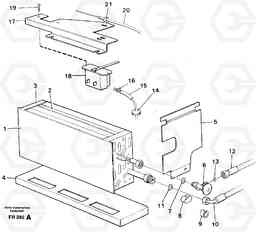 11952 Evaporator with fitting parts Cooling agent R134 A EW130 ?KERMAN ?KERMAN EW130 SER NO - 447, Volvo Construction Equipment